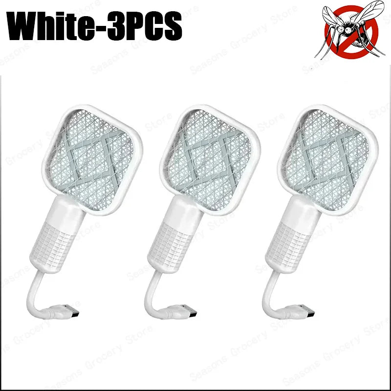 Portable Mini Mosquito Zapper 💕 USB Electric Bug Swatter with UV light