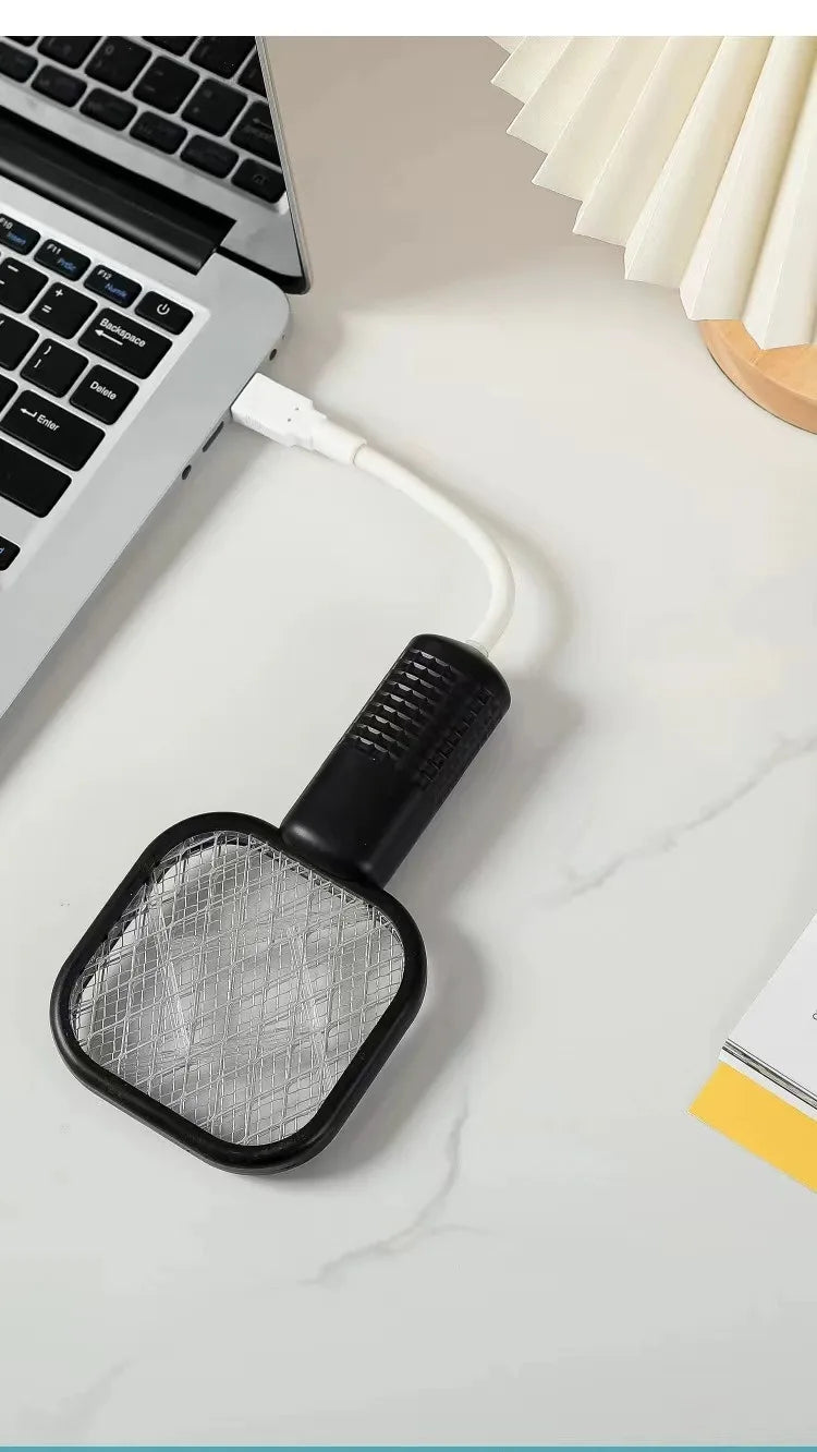 Portable Mini Mosquito Zapper 💕 USB Electric Bug Swatter with UV light