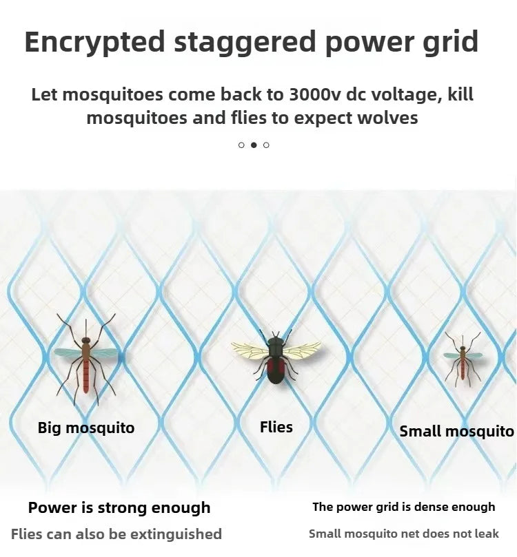 Portable Mini Mosquito Zapper 💕 USB Electric Bug Swatter with UV light