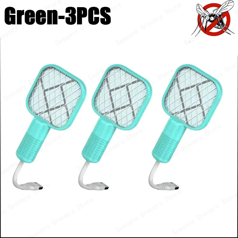 Portable Mini Mosquito Zapper 💕 USB Electric Bug Swatter with UV light