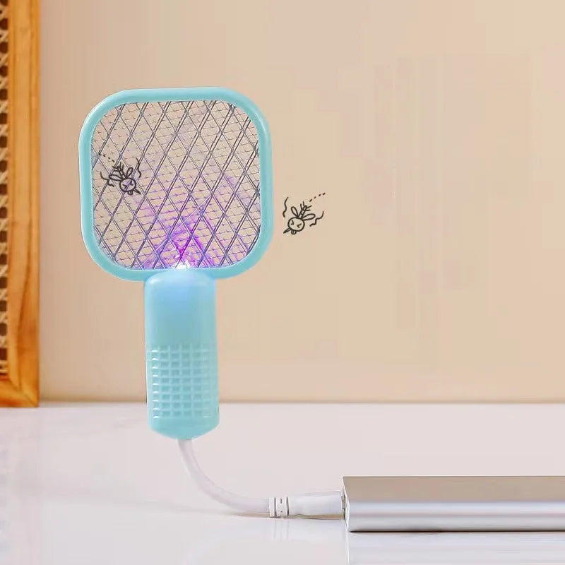 Portable Mini Mosquito Zapper 💕 USB Electric Bug Swatter with UV light