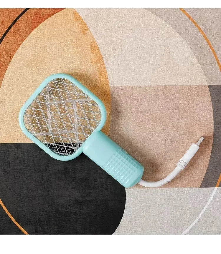 Portable Mini Mosquito Zapper 💕 USB Electric Bug Swatter with UV light