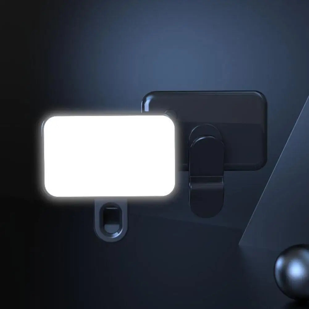 Mini LED Selfie Light – Clip-On Fill Flash for Phones, Tablets & Laptops