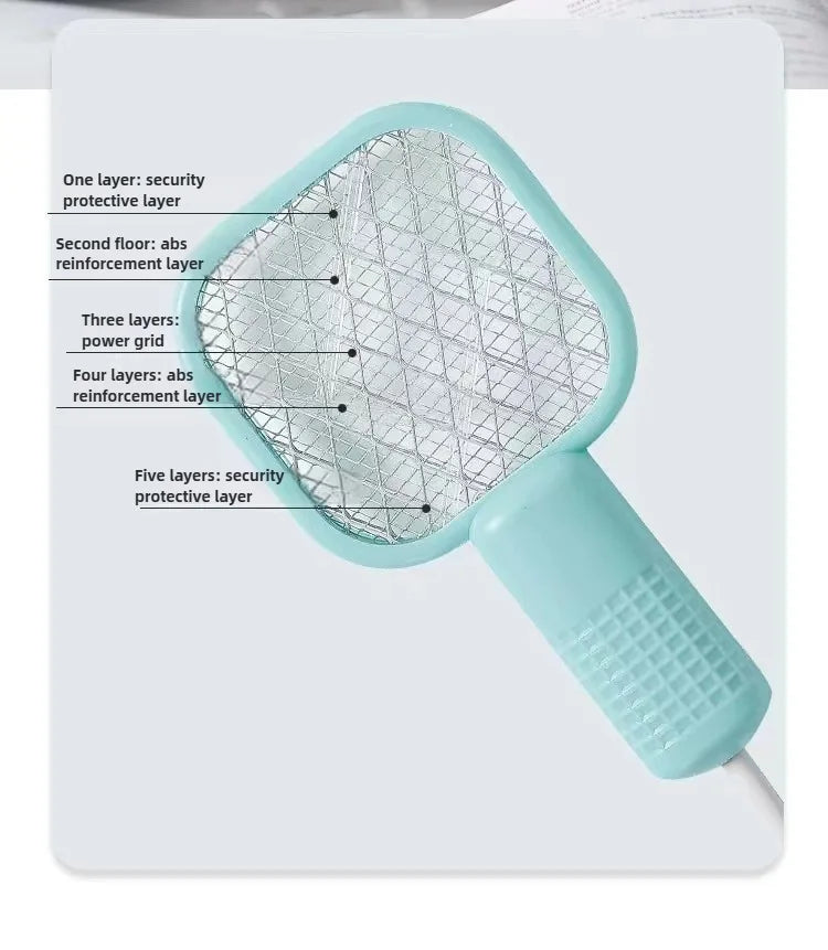 Portable Mini Mosquito Zapper 💕 USB Electric Bug Swatter with UV light