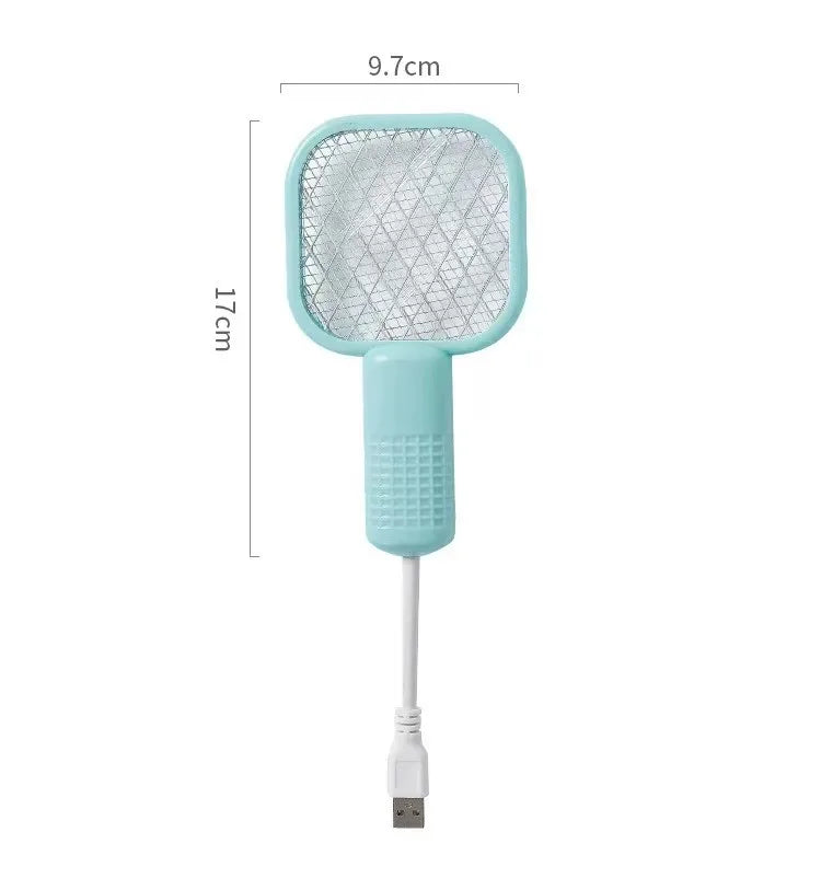 Portable Mini Mosquito Zapper 💕 USB Electric Bug Swatter with UV light