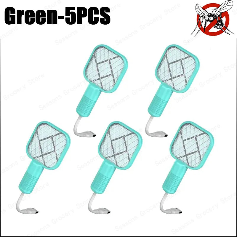 Portable Mini Mosquito Zapper 💕 USB Electric Bug Swatter with UV light