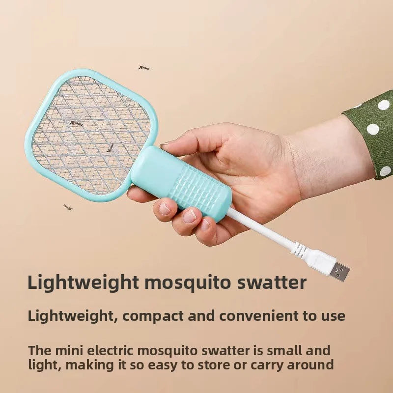 Portable Mini Mosquito Zapper 💕 USB Electric Bug Swatter with UV light