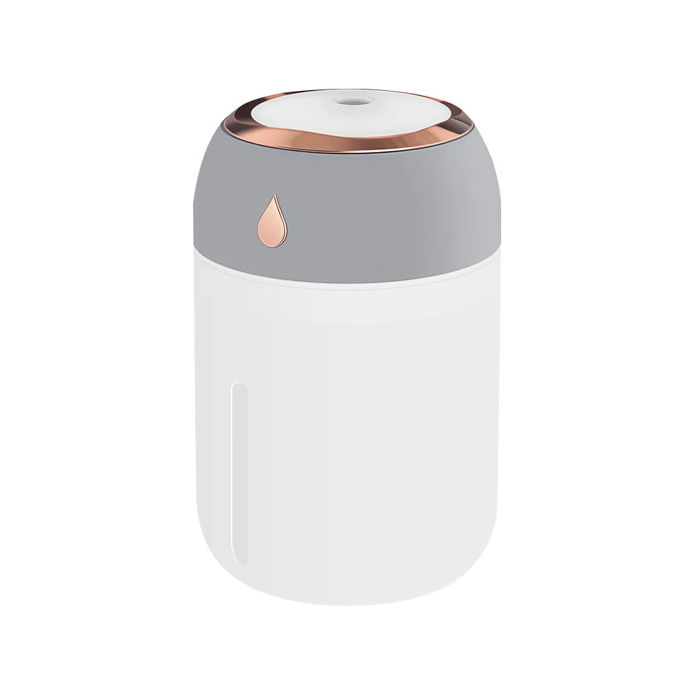 Cute Mini Air Humidifier – USB Colorful Light for Office, Car & Bedroom
